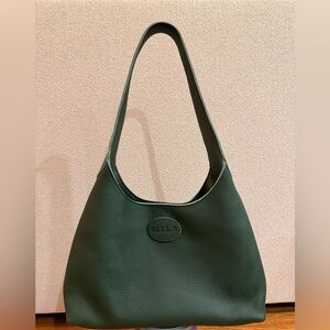 M.I.L.A. Celina Forest Green Leather Shoulder Bag